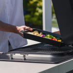 Everdure 6 Ft Outdoor Kitchen Island w/ Marine Grade Aluminum Cabinets in Black - Image 5