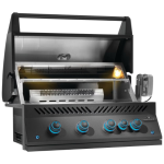 Napoleon Built-In 700 Series 32-Inch Natural Gas Grill w/ Infrared Rear Burner & Rotisserie Kit - Matte Black - BIG32RBNMK-1 - Image 7