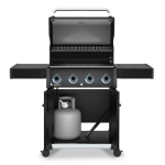 Broil King Baron 420 Pro Shadow 4 Burner Natural Gas Grill - Black - 674117 - Image 2
