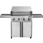 Turbo 32-in 4-Burner Natural Gas Grill