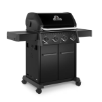 Broil King Crown 420 Shadow 4 Burner Natural Gas Grill - Black - 865157 - Image 4