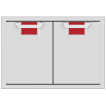 Aspire By Hestan 30-Inch Double Access Doors - Matador - AEAD30-RD