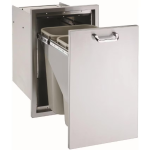 BBQGuys Signature 8ft Luxury Outdoor Kitchen w/ Lynx Professional 36-Inch Propane Grill & Power Burner - Alaska Gray Stone w/ Black Polished Granite - Image 5