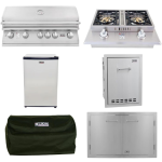 Lion L90000 5-Piece 40-Inch Natural Gas Outdoor Kitchen Package - 90823-5PC