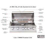 Lion L90000 4-Piece 40-Inch Natural Gas Outdoor Kitchen Package - 90823-4PC - Image 14