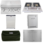 Lion L75000 5-Piece 32-Inch Propane Gas Outdoor Kitchen Package - 75625-5PC