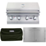 Lion L60000 3-Piece 32-Inch Natural Gas Outdoor Kitchen Package - 65623-3PC