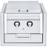 Crown Verity Infinite Series 3pc 36-Inch Propane Built-In Grill Bundle W/Storage Drawer & Sideburner - IBI36LP - Image 12