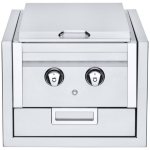 Crown Verity Infinite Series 3pc 36-Inch Natural Gas Built-In Grill Bundle W/Storage Drawer & Sideburner - IBI36NG - Image 12