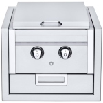 Crown Verity Infinite Series 3pc 36-Inch Natural Gas Built-In Grill Bundle W/Access Door & Sideburner - IBI36NG - Image 13