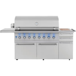 American Made Grills Encore 54-Inch Freestanding Hybrid Grill - Propane - ENCFS54-LP