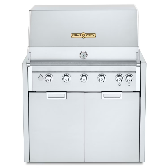 duttpack-4937 Crown Verity Infinite Series 36-Inch Modular Propane Gas Grill W/ Lights - Bulk Tank - IGM36-SIBULK-LT - Image 1