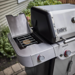 Weber Genesis S-335 Propane Gas Grill w/ Sear Zone & Side Burner - Stainless Steel - 1500537 - Image 4