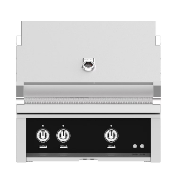 duttpack-6031 Hestan 30-Inch Built-In Propane Gas Grill W/ Rotisserie - Stealth - GABR30-LP-BK - Image 1