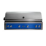 Lynx Professional 54 Inch Built-In Propane Grill w/ One Infrared Trident Burner & Rotisserie in Pacific Blue - L54TR-PBLP