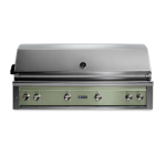 Lynx Professional 54 Inch Built-In Propane Grill w/ One Infrared Trident Burner & Rotisserie in Desert Sage - L54TR-DSLP