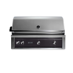 Lynx Professional 42 Inch Built-In All Infrared Trident Propane Grill w/ Rotisserie in Obsidian - L42ATR-OBLP