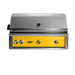 Lynx Professional 42 Inch Built-In All Infrared Trident Propane Grill w/ Rotisserie in California Poppy - L42ATR-CALP