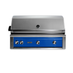 Lynx Professional 42 Inch Built-In Propane Grill w/ Rotisserie in Pacific Blue - L42R-3-PBLP