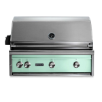 Lynx Professional 36 Inch Built-In All Infrared Trident Propane Grill w/ Rotisserie in Surf - L36ATR-SULP