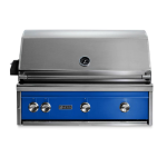 Lynx Professional 36 Inch Built-In All Infrared Trident Propane Grill w/ Rotisserie in Pacific Blue - L36ATR-PBLP