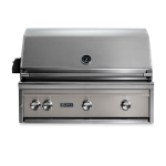 Lynx Professional 36 Inch Built-In All Infrared Trident Propane Grill w/ Rotisserie in Limestone - L36ATR-LSLP