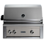 Lynx Professional 30 Inch Built-In All Infrared Trident Propane Grill w/ Rotisserie in Limestone - L30ATR-LSLP