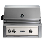 Lynx Professional 30 Inch Built-In All Infrared Trident Propane Grill w/ Rotisserie in Glacier - L30ATR-GLLP