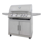 Blaze LTE+ 32-Inch 4-Burner Propane Gas Grill w/ Ceramic Flame Tamers