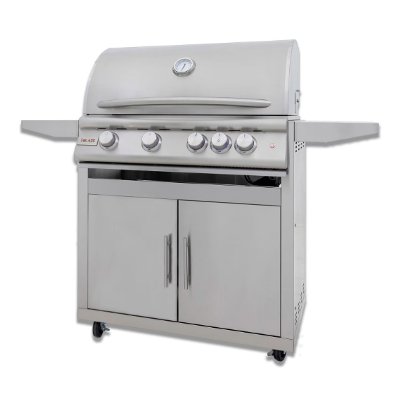 duttpack-677 Blaze LTE+ 32-Inch 4-Burner Propane Gas Grill w/ Ceramic Flame Tamers - Image 1
