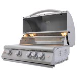 Blaze LTE+ 32-Inch 4-Burner Propane Gas Grill w/ Ceramic Flame Tamers - Image 4