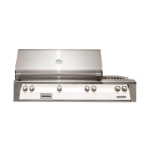 Alfresco ALXE 56-Inch Built-In Propane Deluxe Grill With Sear Zone, Rotisserie, And Side Burner in Signal White Matte - ALXE-56SZ-LP-SM9003