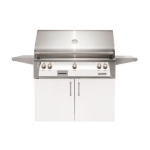 Alfresco ALXE 42-Inch Freestanding Propane Grill With Sear Zone And Rotisserie in Signal White Matte - ALXE-42SZC-LP-SM9003