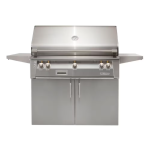 Alfresco ALXE 42-Inch Freestanding Propane Grill With Sear Zone And Rotisserie in Signal Gray - ALXE-42SZC-LP-S7004