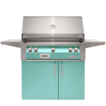 Alfresco ALXE 36-Inch  Propane Grill With Sear Zone And Rotisserie - Light Green - ALXE-36SZC-LP-S6027