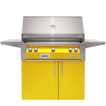 Alfresco ALXE 36-Inch  Propane Grill With Sear Zone And Rotisserie - Traffic Yellow - ALXE-36SZC-LP-S1023