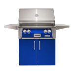 Alfresco ALXE 30-Inch Freestanding Propane Grill With Sear Zone And Rotisserie in Ultramarine Blue - ALXE-30SZC-LP-S5002