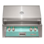 Alfresco ALXE 30-Inch Built-In Propane Grill With Sear Zone And Rotisserie in Light Green - ALXE-30SZ-LP-S6027