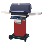 MHP Propane Timer Grill w/ Ember Red Grill Column & Portable Base