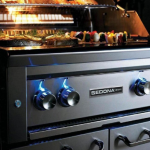 Lynx Sedona 30 Inch Propane Grill On Cart w/ One ProSear & One SS Tube Burner - Image 7