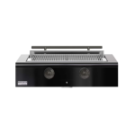 Caliber 42-in Propane Built-In Rockwell Grill - Gloss Black w/ Pewter Hardware - CRG-42BL00-A-044-H05