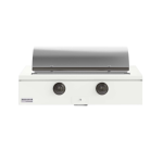 Caliber 42-in Propane Built-In Rockwell Grill - Matte White w/ Pewter Hardware - CRG-42BL00-A-030-H05 - Image 3