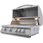 Blaze LTE+ Marine Grade 32-Inch 4-Burner Built-In Natural Gas w/ Lift-Assist Hood & Rear Infrared Burner - BLZ-4LTE3MG-NG - Image 2