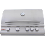 Blaze LTE+ Marine Grade 32-Inch 4-Burner Built-In Natural Gas w/ Lift-Assist Hood & Rear Infrared Burner - BLZ-4LTE3MG-NG - Image 3