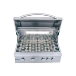 RCS Premier Series 32-Inch 4-Burner Built-In Natural Gas Grill With Rear Infrared Burner - RJC32A - Image 2
