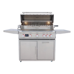 Blaze LTE PRO 40-in 5-Burner Natural Gas Grill w/ Digital Temperature Screen & Rotisserie