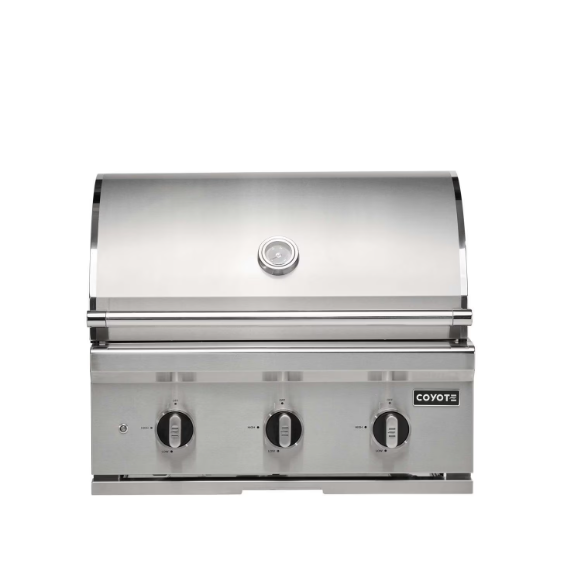 duttpack-856 Coyote C-Series 30-in 3-Burner Built-In Propane Grill - C3C30LP - Image 1