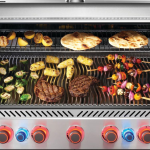 Napoleon Prestige 665 5-Burner Natural Gas Grill w/ Rotisserie & Side Burner - P665VRSIBNSS - Image 14