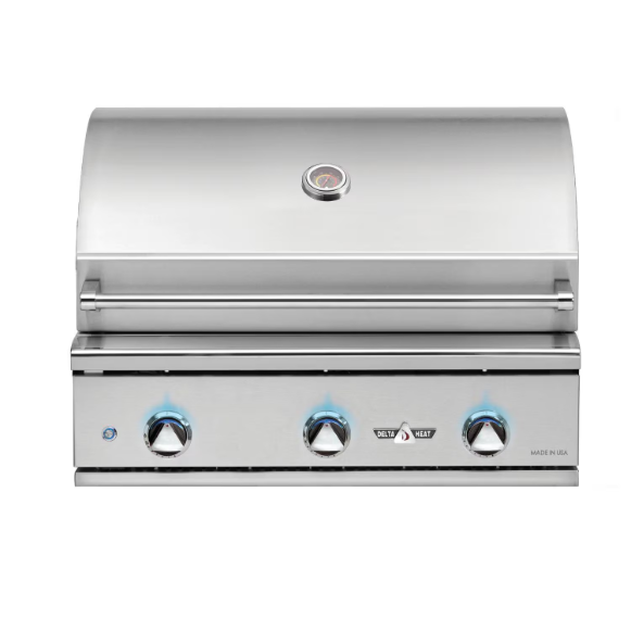 duttpack-8647 Delta Heat 32-Inch 3-Burner Built-In Natural Gas Grill - DHBQ32G-DN - Image 1