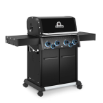 Broil King Baron 490 Pro Shadow 4 Burner Natural Gas Grill w/ Side Burner & Rotisserie Kit - Black - 674147 - Image 3